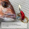 Daiwa (ДАЙВА) Тайраба Завязка Кога Силиконовая Завязка Одиночная Кудрявая Накаи Оранжевый