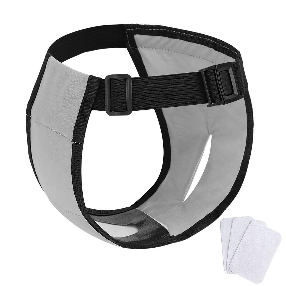 Моющиеся трусики для сук с 3 хлопковыми прокладками, гигиенические штанишки для собак, для сук в течке