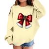 Children's Fashionable Casual Long-sleeved Loose Christmas Print Pullover Sweatshirt