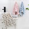 New Jacquard Coral Velvet Plaid Series Towels Wash Towels for Home Men and Women Soft Water Absorption Towels