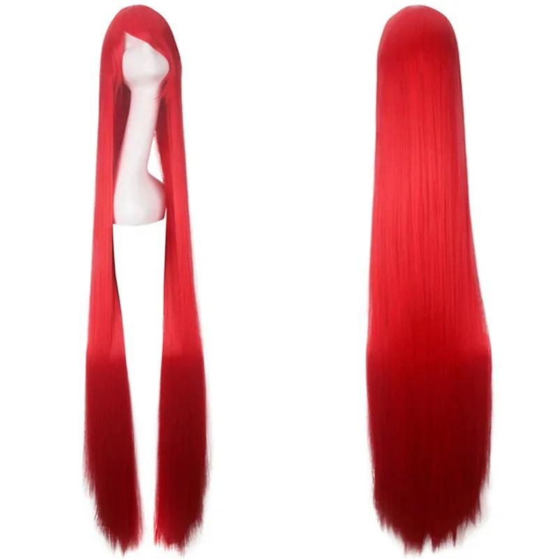 Long Straight Synthetic Wig Women Universal Cartoon Cosplay Wig Anime Costume Party Heat Resistant Hair Wigs