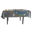 Disposable Table Cover Vintage Table Runner Disco Iridescent Shiny Laser Tablecloth  Bar Disco