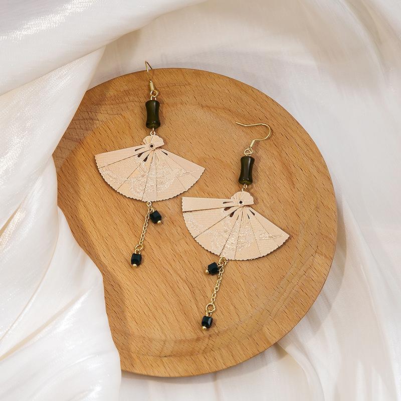 BLINGBAY женские новые серьги с искусственным жемчугом в китайском стиле, серьги с кисточками в форме бабочки в китайском стиле, простые аксессуары Hanfu, ретро-ювелирные изделия