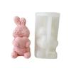 Candle Silicone Mold Gypsum Aromatherapy Candle Mold Rose Bunny Epoxy Resin Casting Mold for DIY Soap Making Home Decor