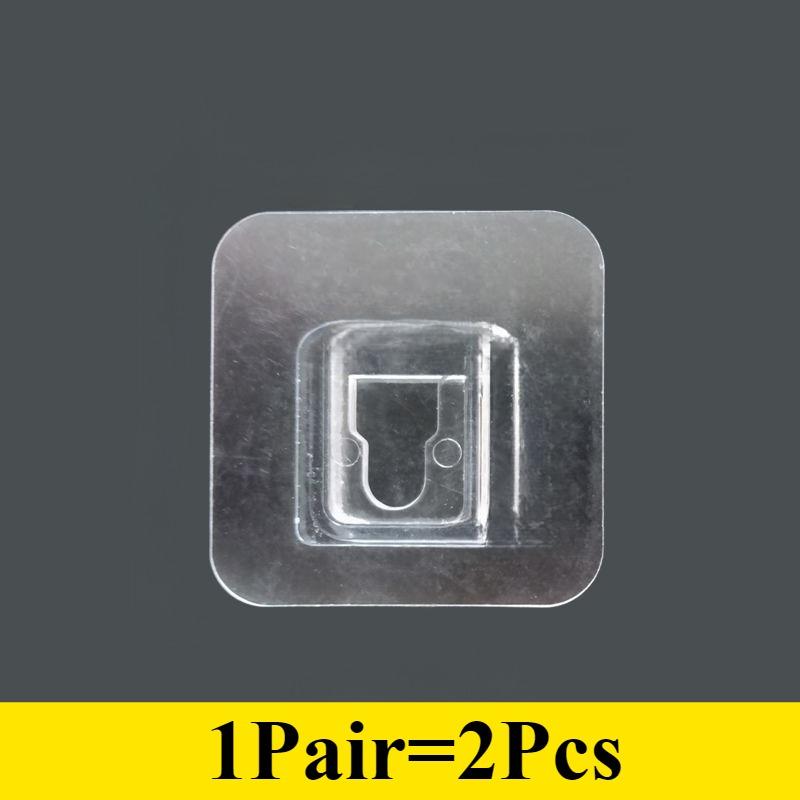 Самоклеящиеся настенные крючки прозрачный двухсторонний крючок для кухни ванной комнаты вешалка для хранения присоска держатель домашний органайзер