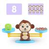 Обучающая математическая игрушка, умная обезьянка, весы, детская игрушка, настольная игра с цифровым номером, обучающие игрушки, обучающий материал