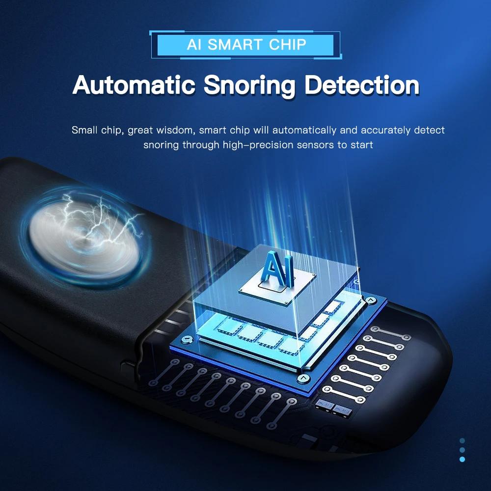 EMS Pulse Stop Snore Портативное удобное устройство для хорошего сна Stop Snore Health Care Помощь при апноэ во сне USB Smart Устройство против храпа