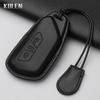 Кожаный чехол-оболочка для автомобильного ключа для Vw Volkswagen Golf 8 Skoda Octavia A8 Seat Leon Mk4 Защищенный брелок-футляр