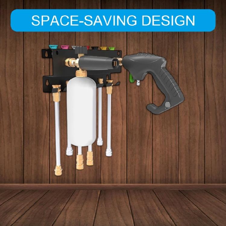 Wall Mount Rack Pressure Washer Holder for Pressure Washer and Accessories, Easy Installation Tool Holder