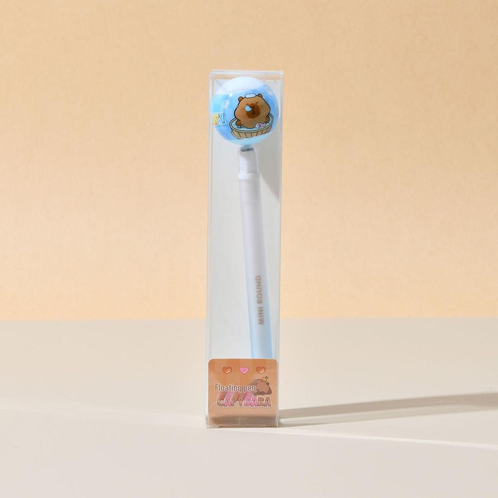 Cross-Border Magnetic Levitation Cartoon Planet Capybara Signature Pen with Rotating Cap and 0.5 Needle Tip