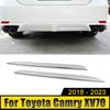 Автомобильные аксессуары для Toyota Camry XV70 SE XSE 2018-2022 2023, нержавеющая крышка заднего бампера, накладка, украшение на рамку