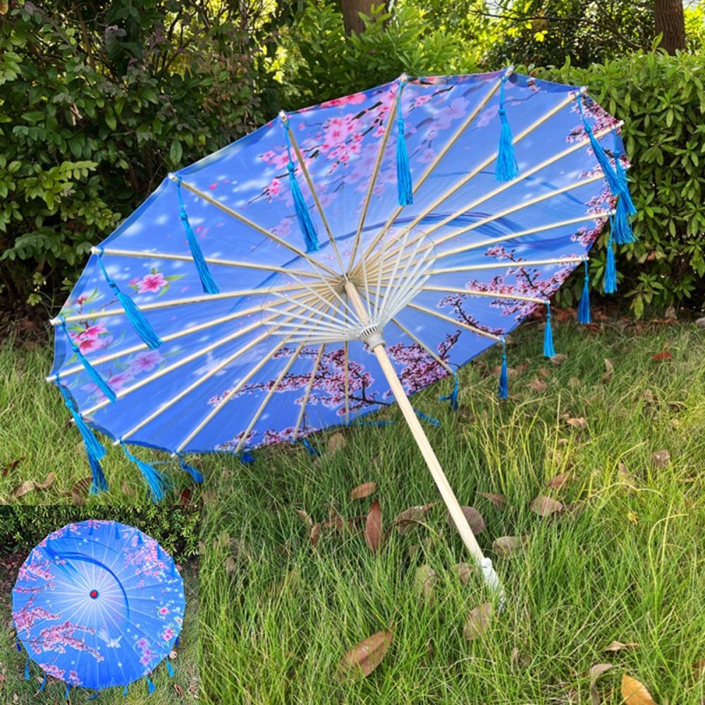 56см Танцевальный зонт-реквизит Зонт из шелковой ткани в классическом японском стиле Танцевальное выступление