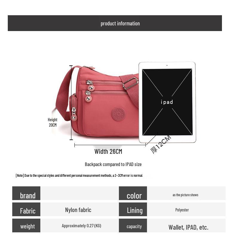 Трендовая универсальная женская сумка-кроссбоди большой вместимости для мамы