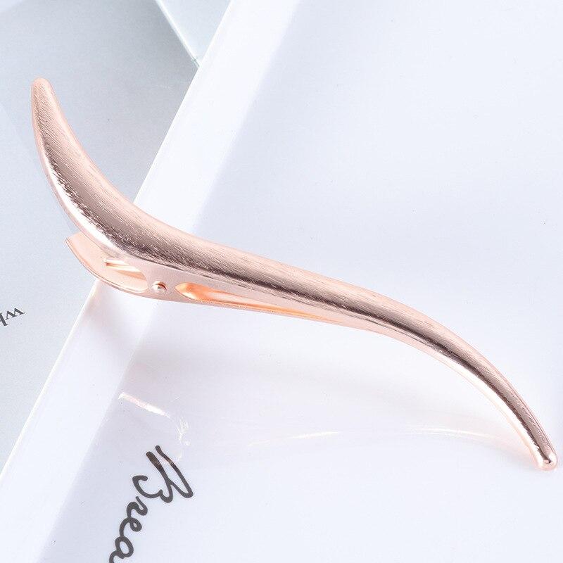 Модные матовые металлические заколки для волос, простые S-образные геометрические заколки для длинных волос, аксессуары Mujer Pince Cheveux