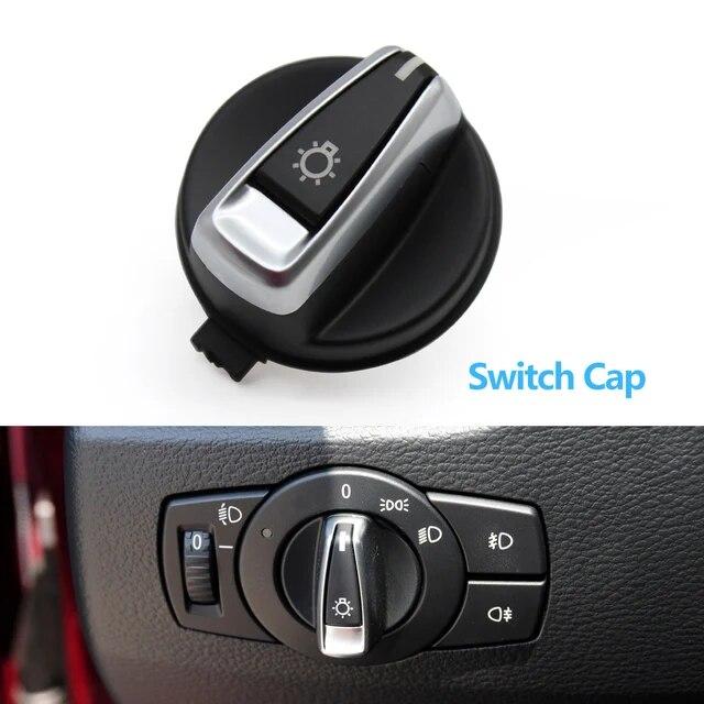 Car Headlight Switch Assembly Head Lamp Rotary Knob Button Cap For BMW 1 3 X1 Series E90 E91 E92 E93 E84 E81 E82 E87 E88