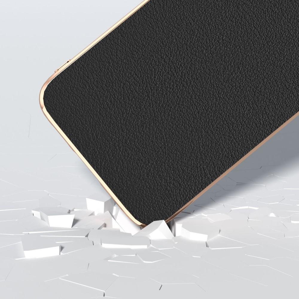 Case for Samsung Galaxy S23 FE, Cowhide Leather, Black