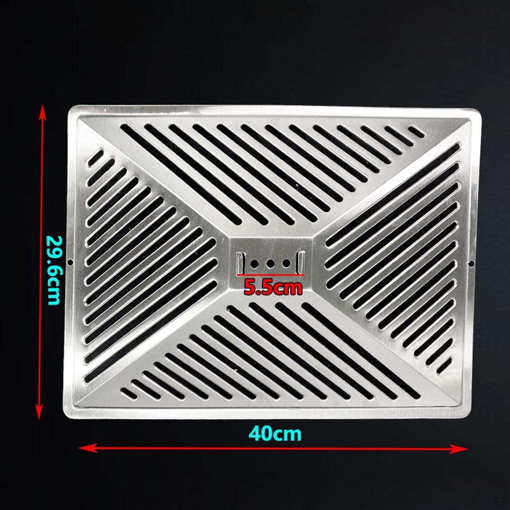 Фильтр для вытяжки кухонной вытяжки, внешняя сетка, прямоугольная часть из нержавеющей стали, практичная
