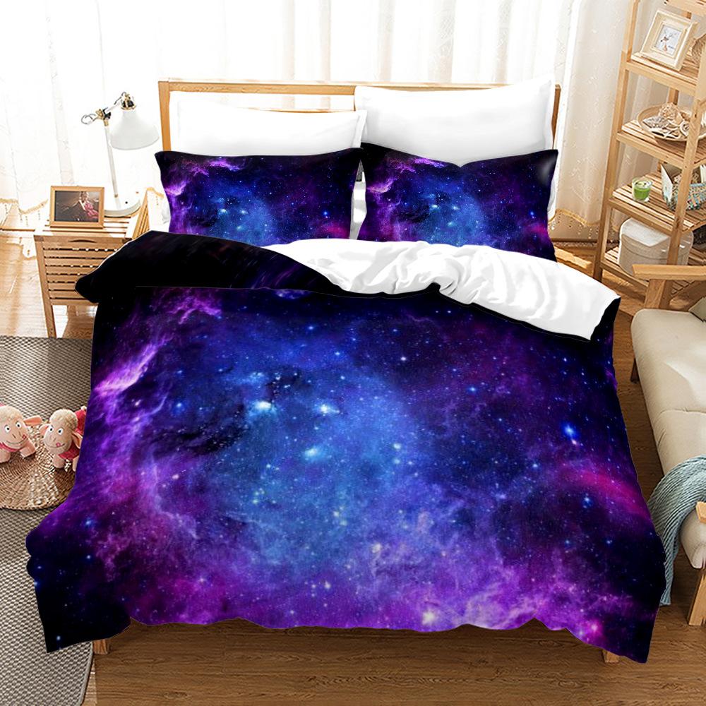 Комплект постельного белья «Космос» для детей Пододеяльник с планетами Покрывало на кровать Одеяло Покрывало на одеяло Высокое качество 240*220