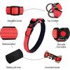 Buckle Nylon Durable Pet Collar Double D Ring Dog Collar Reflective Padded