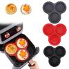 Silicone Cake Mold for Air Fryer 3 Cup Jumbo Round Muffin Top Pans BPA-Free Omelette Baking Mold for Egg Cakes Muffins Tarts Pancakes