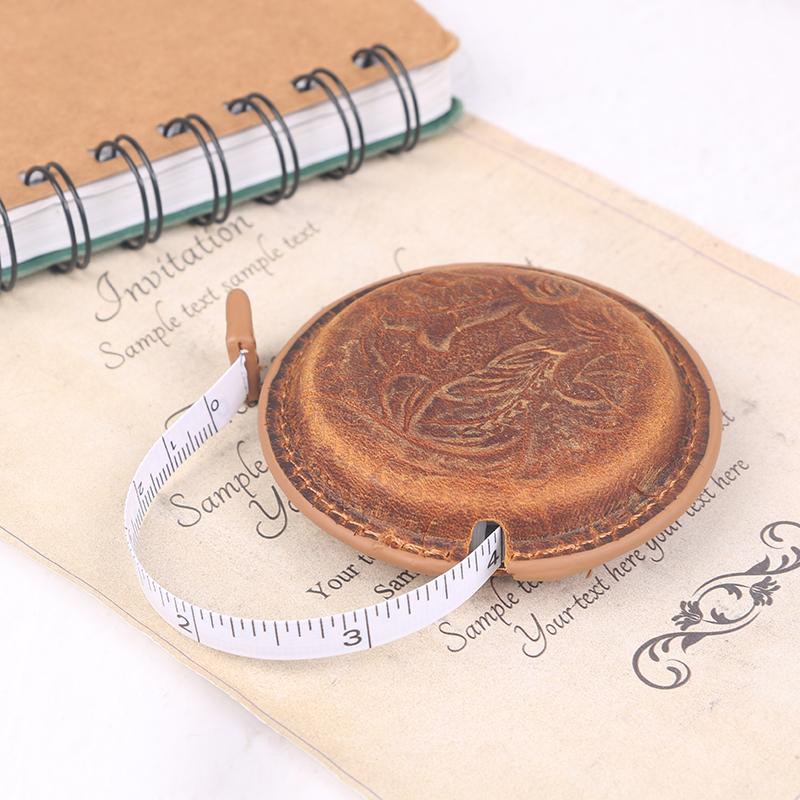 Измерительная лента практичная портативная винтажная искусственная кожа рулонная лента швейные инструменты