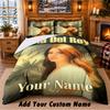 Lana Del Rey Custom Name 3Pcs Bedding Set 1 Bed Sheet 2 Pillowcases Bedroom Home Decor