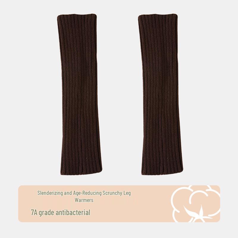 Серые женские вязаные гетры с присборенным верхом, весенне-осенний стиль, длинные носки, Y2K гольфы до икры для туфель Мэри Джейн.