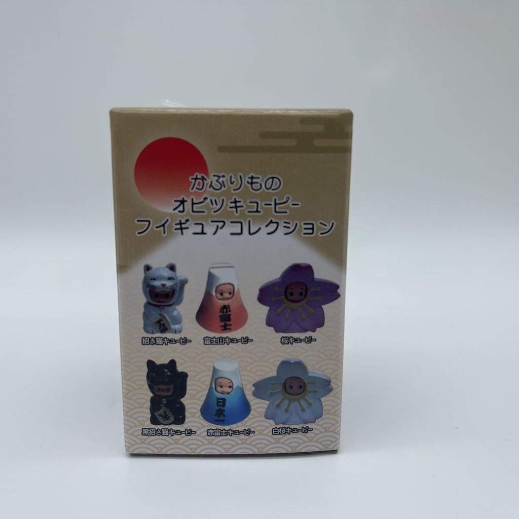 Чиби-кукла с меняющимися пятнышками, слепой бокс, Счастливый кот, Гора Фудзи, Цветение сакуры, Мини-кукла, Фигурка, Настольное украшение, Подарок на день рождения