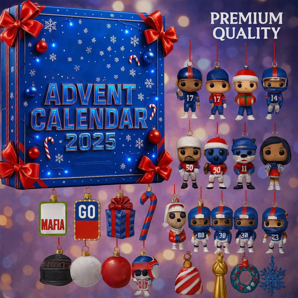 Календарь ожидания включает 24 рождественских украшения. Календарь прибытия Обратный отсчет до Рождества