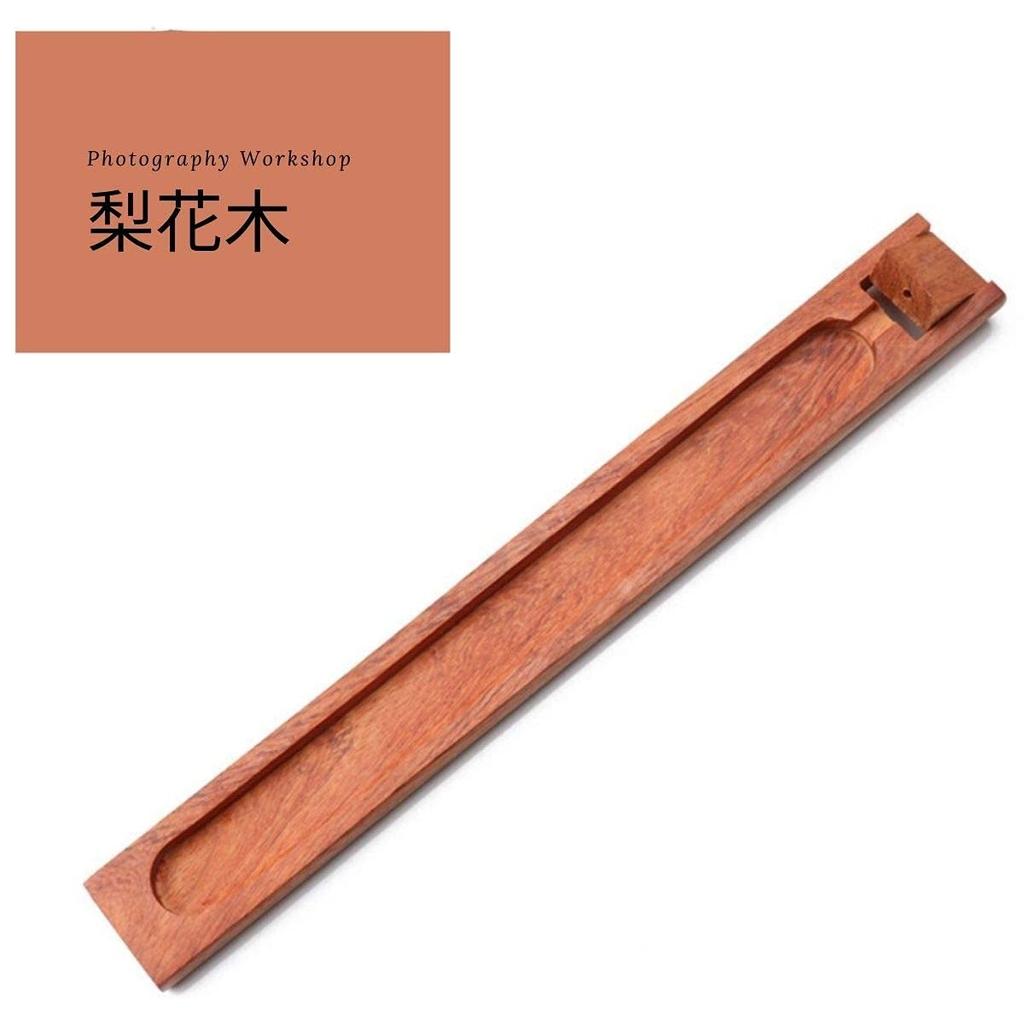 ДЕМИ ЛУС. Подставка для благовоний, Горизонтальная, со Встроенным Блюдцем, Стильная, Маленькая, Деревянная, Простая, Компактная, для Палочек-Благовоний, Успокаивающая, для Медитации,