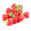 20Pcs Artificial Red Strawberries Plastic Fake Fruit