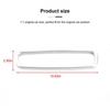 Console Rearview Mirror Frame Trim 1PCS For Ford Mustang 2015- Matte Silver