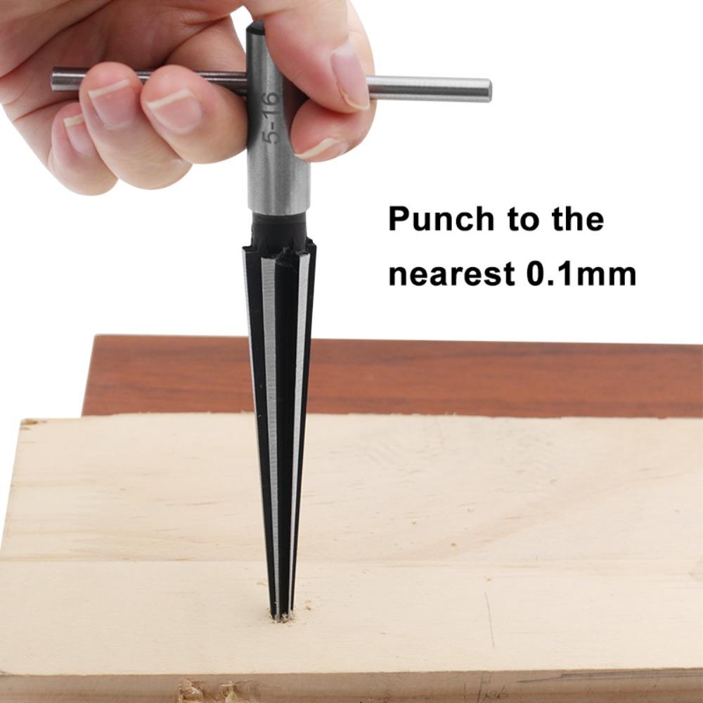 Hole Repair Expanding Taper Reamer For Wood Drilling Tools Enlarge Pin Hole Handheld Reamer