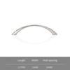 Zinc Alloy Furniture Handles Kitchen Cabinets Curved Drawers Cabinet Doors Dressing Tables Storage Rooms Wardrobes Handles