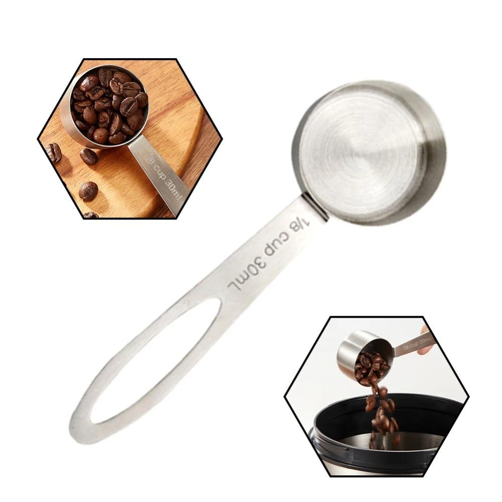 30ml Coffee Spoon 1/8 Cup Coffee Scoop Durable Measuring Spoon Bar Barista Tools