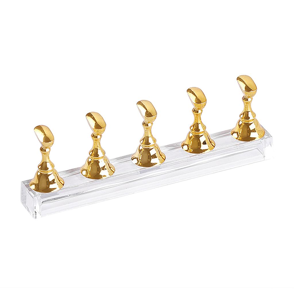 (Nikita) Acrylic Nail Display Stand Nail Tip Holder Magnetic Nail Practice Stand Fingernail