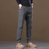 Spring and Autumn Men's Light Business Casual Pants Slim Straight Pants