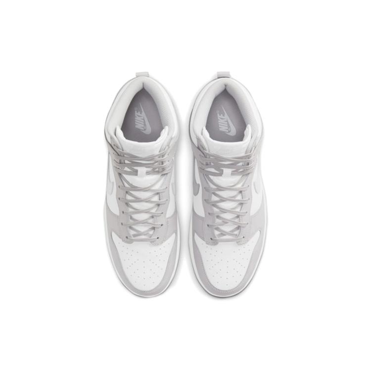 Новые Nike Dunk High Retro Белый Светло-серый DD1399-100