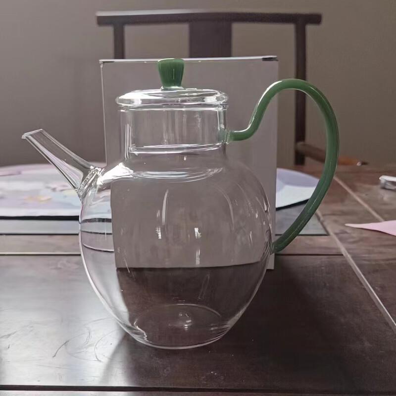 Chaxun Handmade High-Temperature Glass Teapot, 400ML
