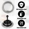 2pcs Spring Coils for Nespresso Aeroccino 3/4 / Plus Whisk, Stainless Steel Milk Frother Whisk Spiral Coils Ring Replacement Parts for Nespresso Milk