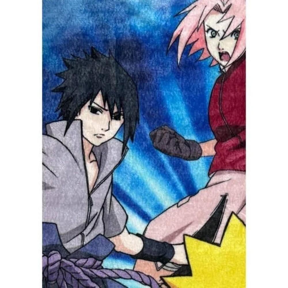 Naruto: Shippuden Team 7 Polar Fleece Plaid Blanket