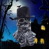 3D Skeleton Scary Mask With Brain Flower Scary Latex Mask Halloween Skeleton Prop  Halloween