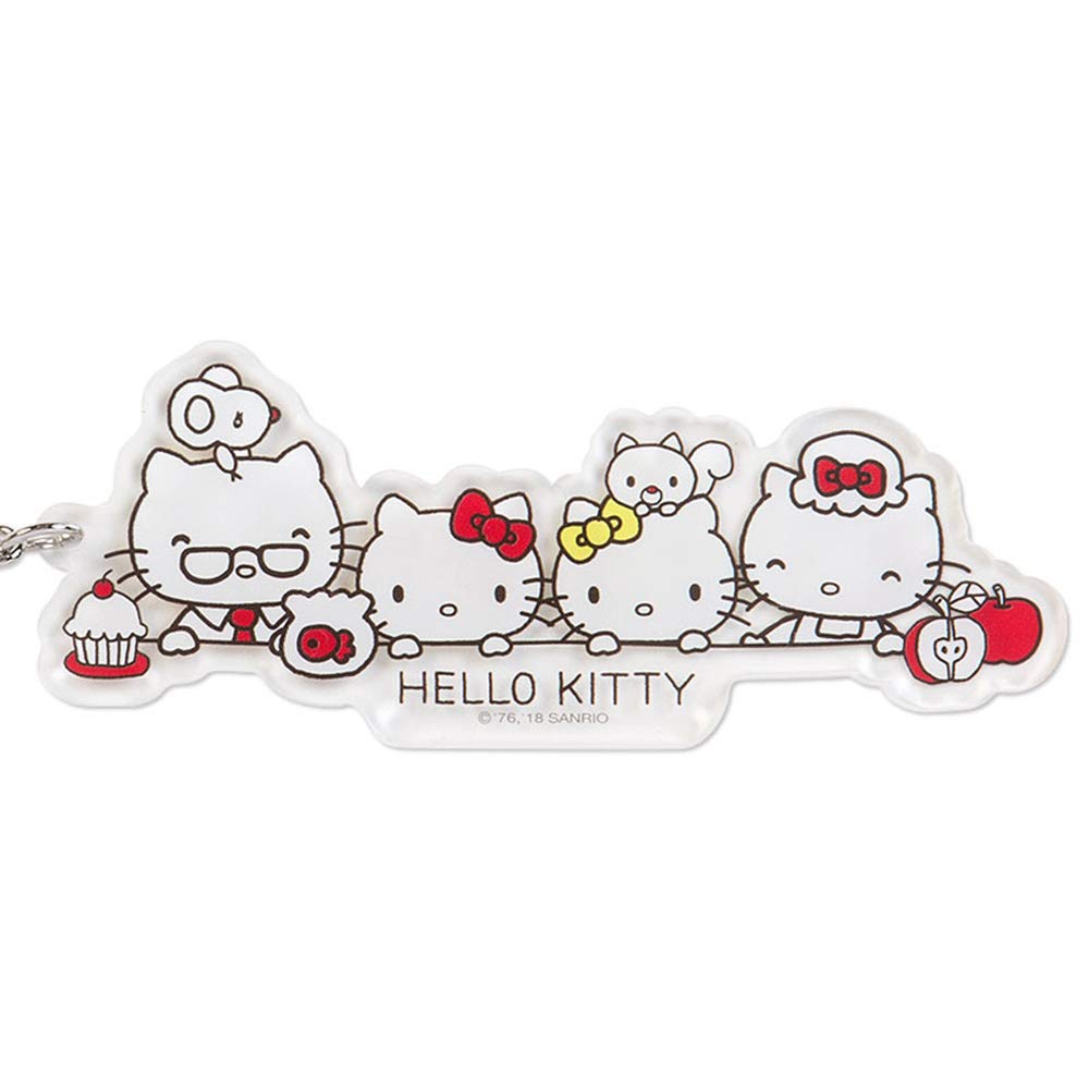 Sanrio Акриловый брелок Hello Kitty KITTY ACTION YOUR (ПРИВЕТ -ПРИКОСНИТЕСЬ К СЕРДЦУ-)