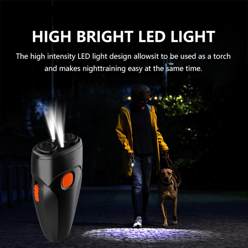 Устройство контроля лая собак Ультразвуковое средство от лая со светодиодной подсветкой Перезаряжаемый портативный