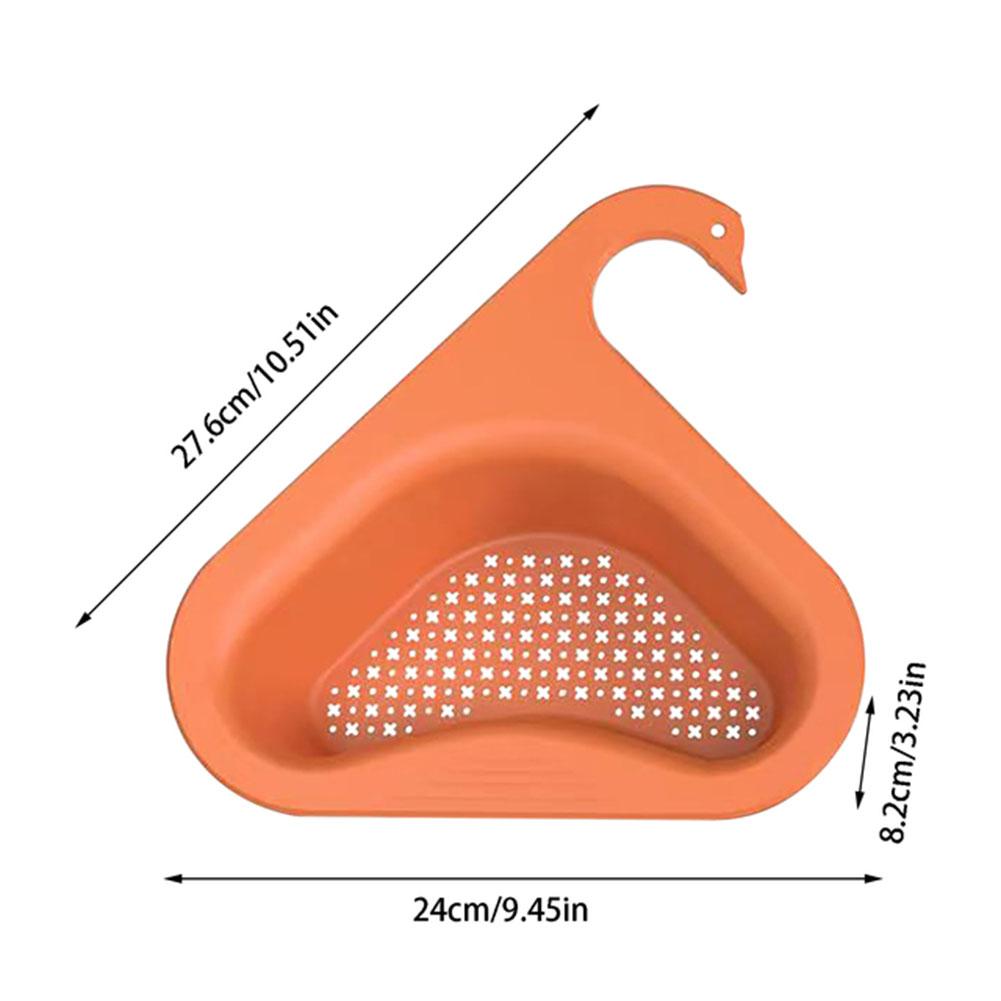 Сливная корзина для кухонной раковины, сливная стойка «Лебедь», многофункциональный подвесной кран, треугольная полка, корзина для инструментов для хранения бытовых гаджетов