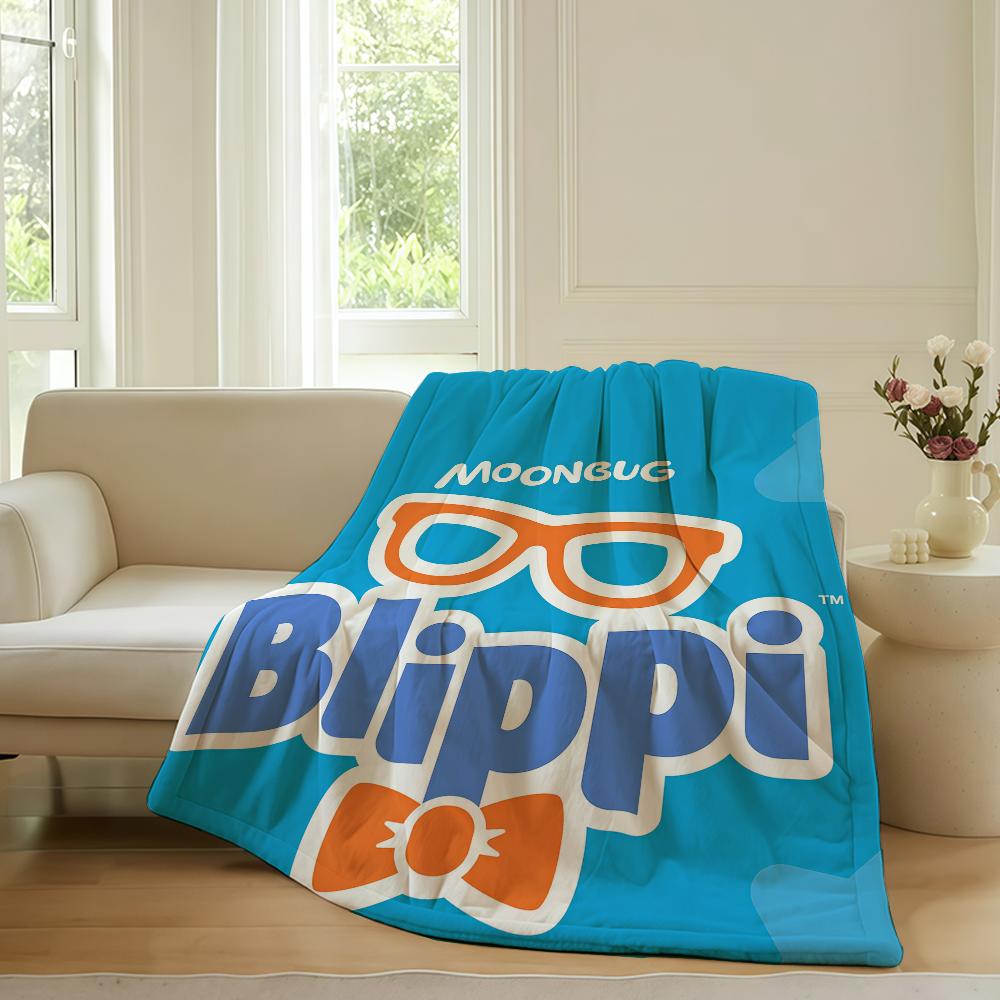 Образовательный мультфильм B BlippiS Плед Для Дивана Офиса Кровати Самолета Путешествий Сна Отдыха Кемпинга Мягкий И Теплый