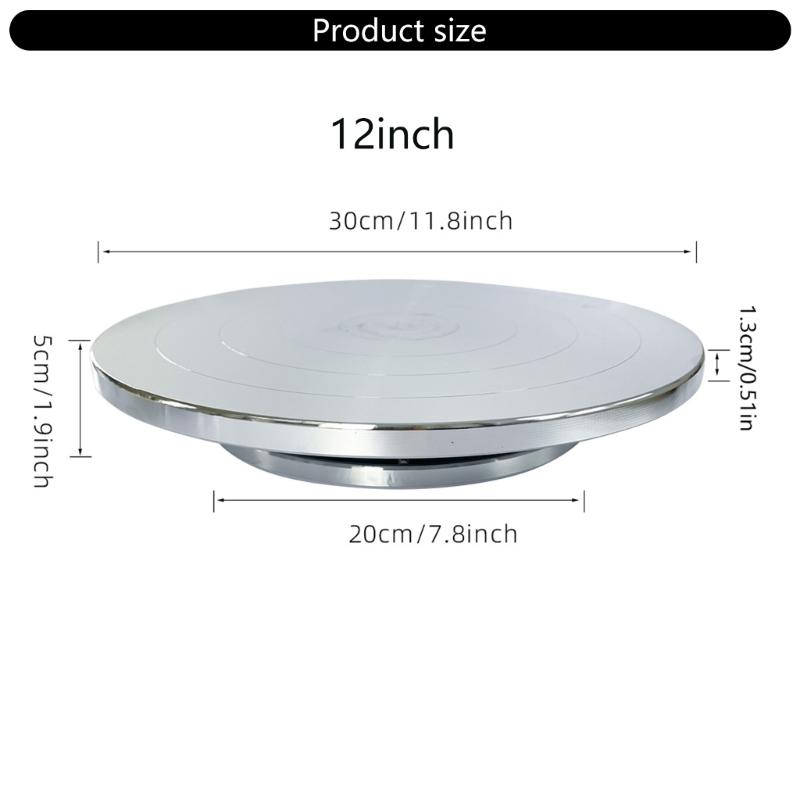 6/8/10/12 дюймов Двустороннее гончарное колесо-вертушка Поворотный круг для лепки Поворотный круг Поворотный круг для лепки глины