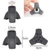 Canes Walking Stick Protect Cover Tripod Shaped Tip Replacement Non-slip Pad End Bottom Cap