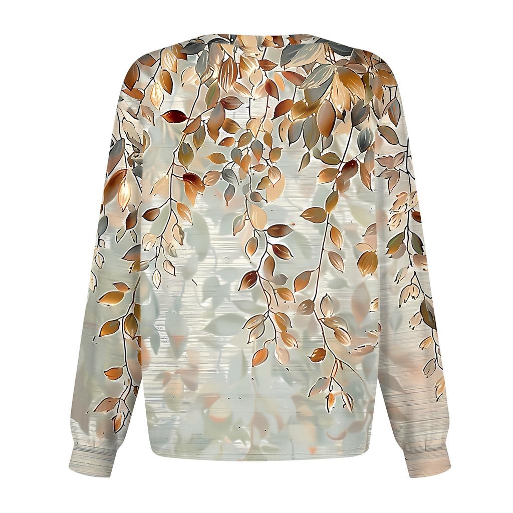 Женский повседневный однобортный однобортный защитная одежда с длинными рукавами и цветочным принтом, кардиган, топ