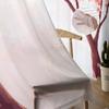 Вишневое дерево Вишневый цвет Прозрачные шторы для гостиной, спальни, тюлевые шторы, кухонные оконные шторы, панельные шторы